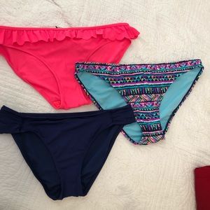 3 NWOT Bathing Suit Bottoms